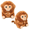 Monkey Plush Belly Buddy 8.5"