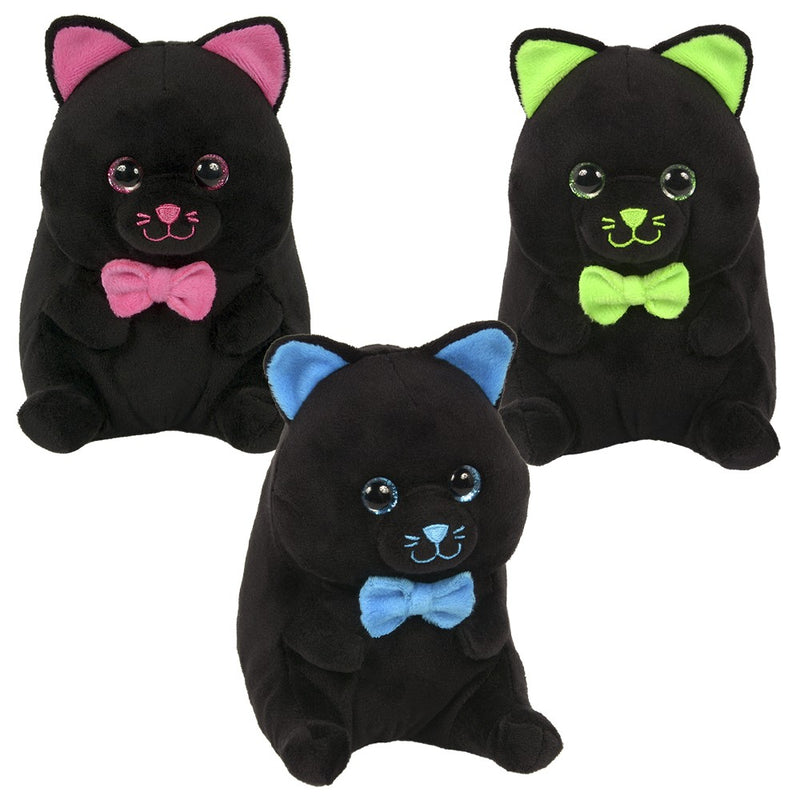 Black Cat Belly Buddy Plush (5")