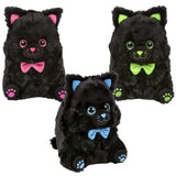Black Cat Belly Buddy Plush