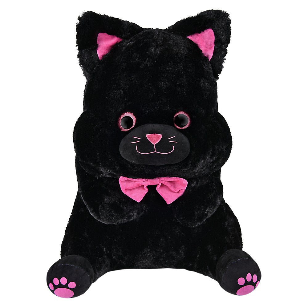 Black Cat Belly Buddy Plush