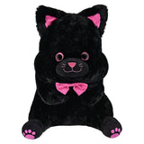 Black Cat Belly Buddy Plush