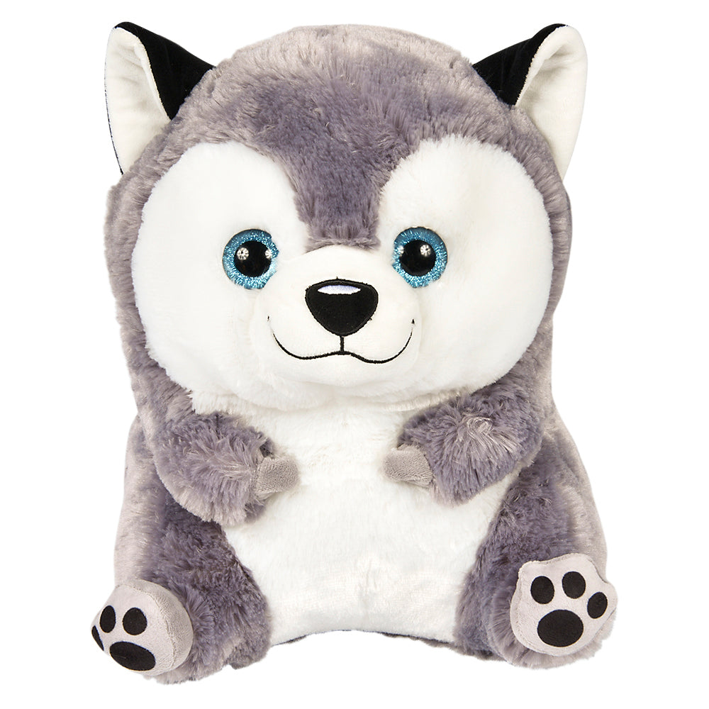 Husky Plush Belly Buddy 13"