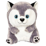Husky Plush Belly Buddy 13"