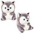 Husky Plush Belly Buddy 13"