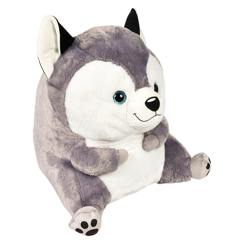 Husky Plush Belly Buddy 26"