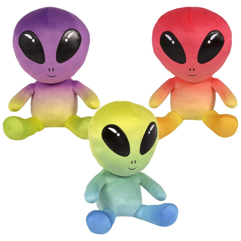 Tye Dye Alien Plush 20" (1 PC)