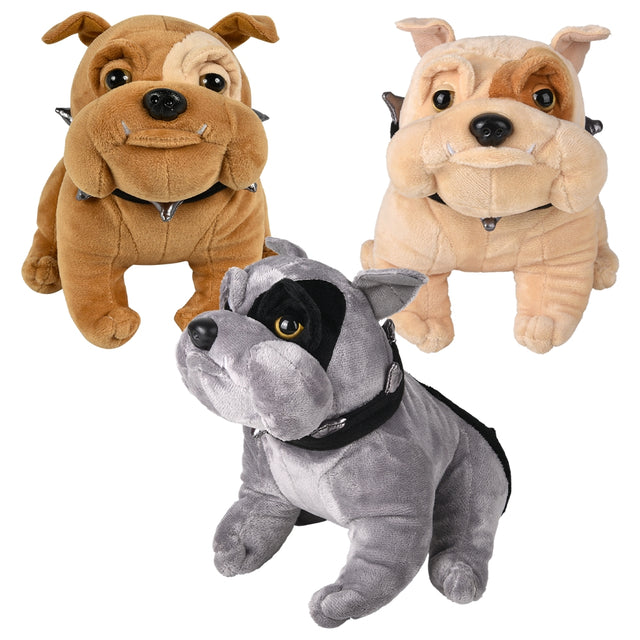 Bulldog Plush 9"