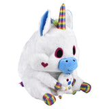 Unicorn Plush Belly Buddy And Baby 20"