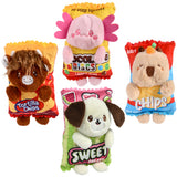 Plush Candy Bag Animals 10"