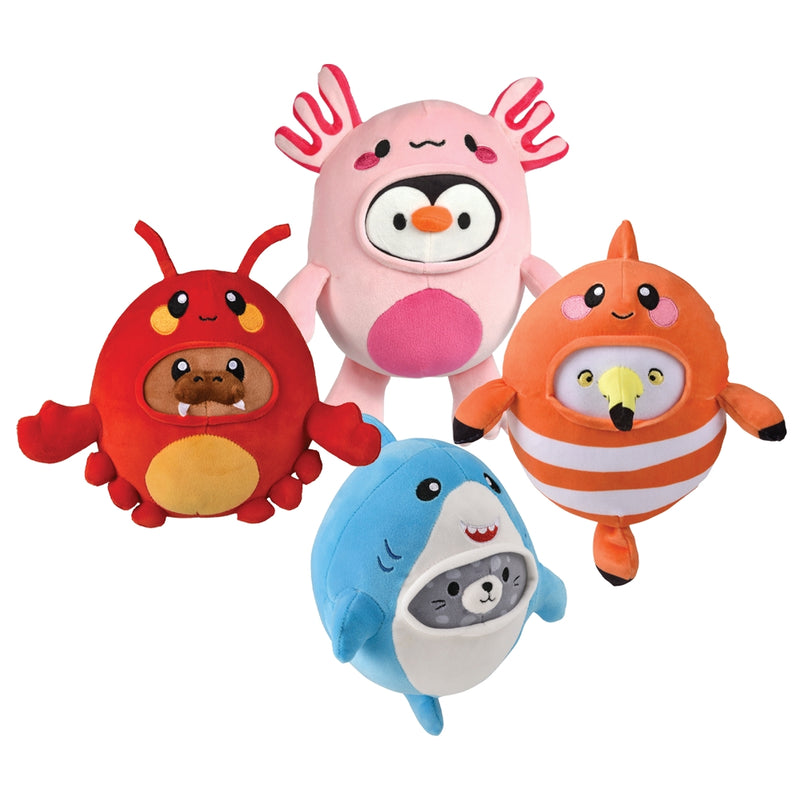 Plush Sealife Eggamals (8.5")