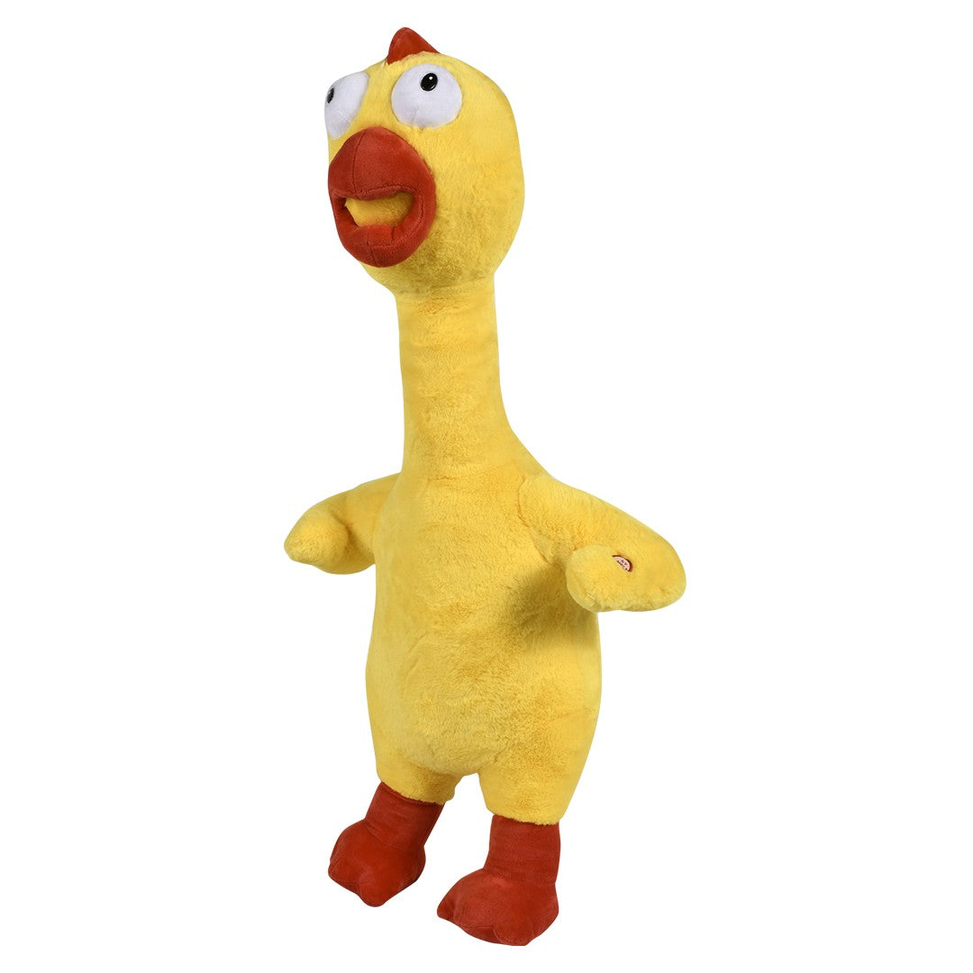 Screeching Chicken Plush 37"
