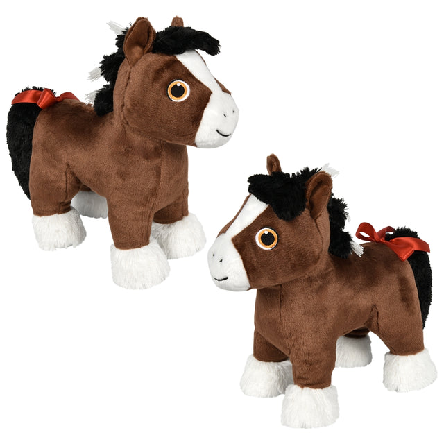 Clydesdale Horse Plush 13"
