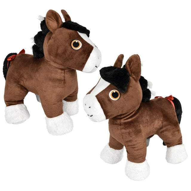 Clydesdale Horse Plush (25 in)