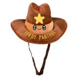 Cowboy Plush Hat 6.5"