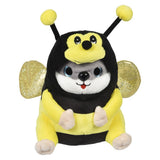 Plush Hamster Bee 7" Dressed Hamster