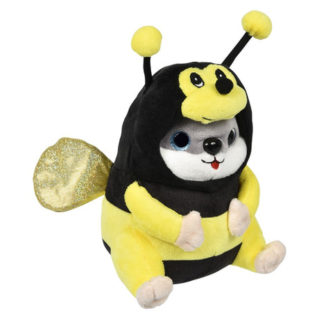 Plush Hamster Bee 7" Dressed Hamster