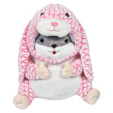 Plush Hamster Bunny in Unicorn Costume