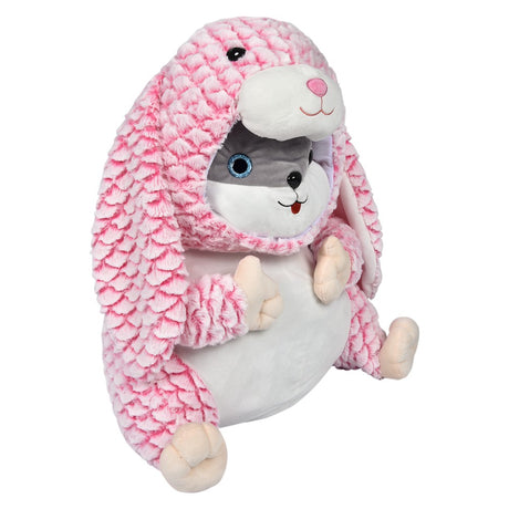 Plush Hamster Bunny in Unicorn Costume