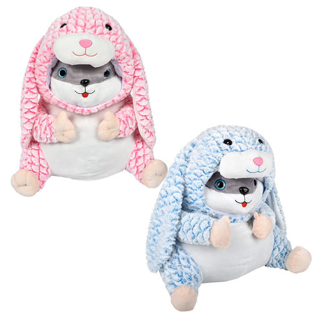 Plush Hamster Bunny in Unicorn Costume