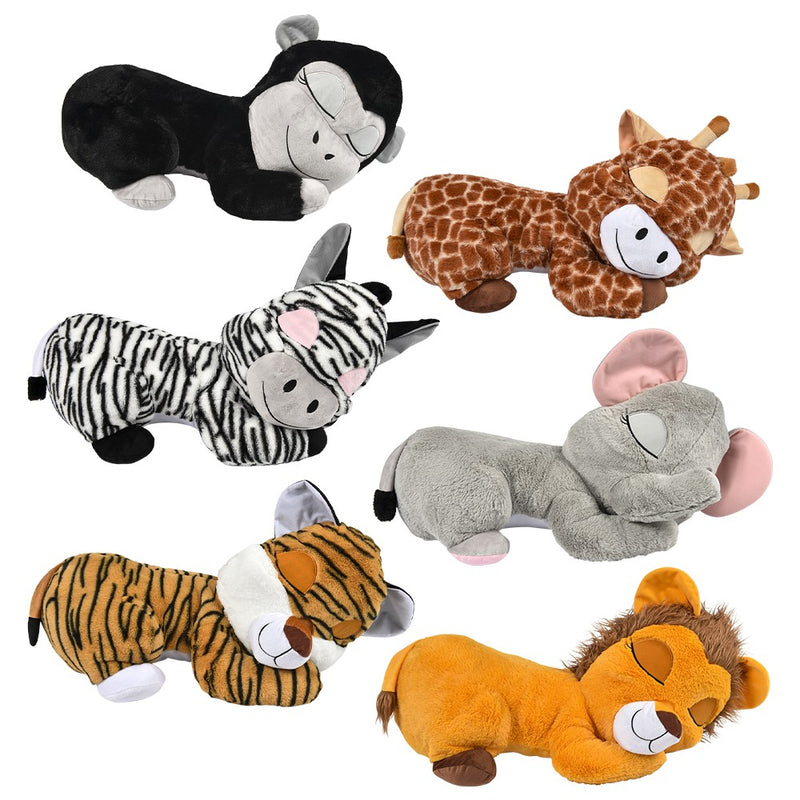Jungle Plush Sleeping Animal 26" Dozy Jungle
