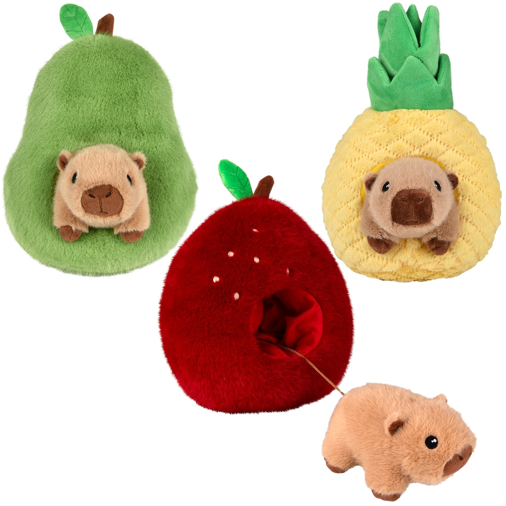 Capybara Plush in Fruit