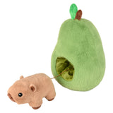 Capybara Plush in Fruit 12"