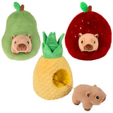 Capybara Plush in Fruit 12"