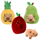 Capybara Plush in Fruit 15"