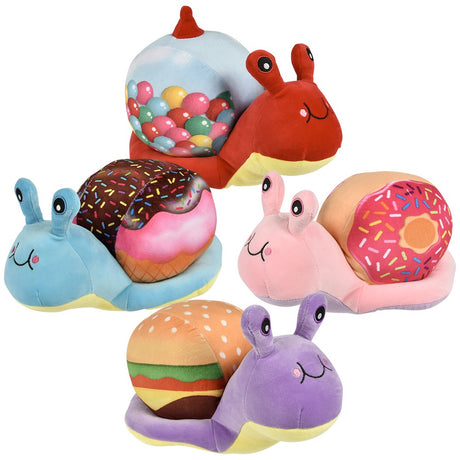 Plush Snail Foodies 12"