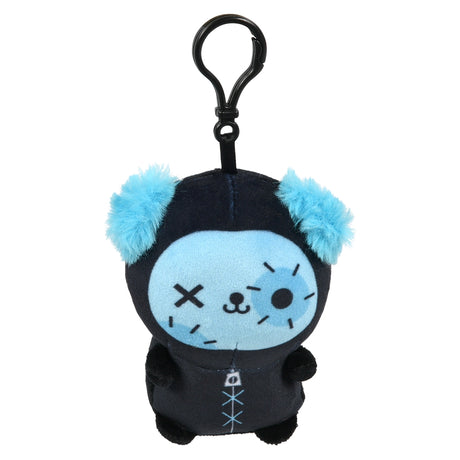 Goth Animals Backpack Clip 4" Plush