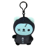 Goth Animals Backpack Clip 4" Plush