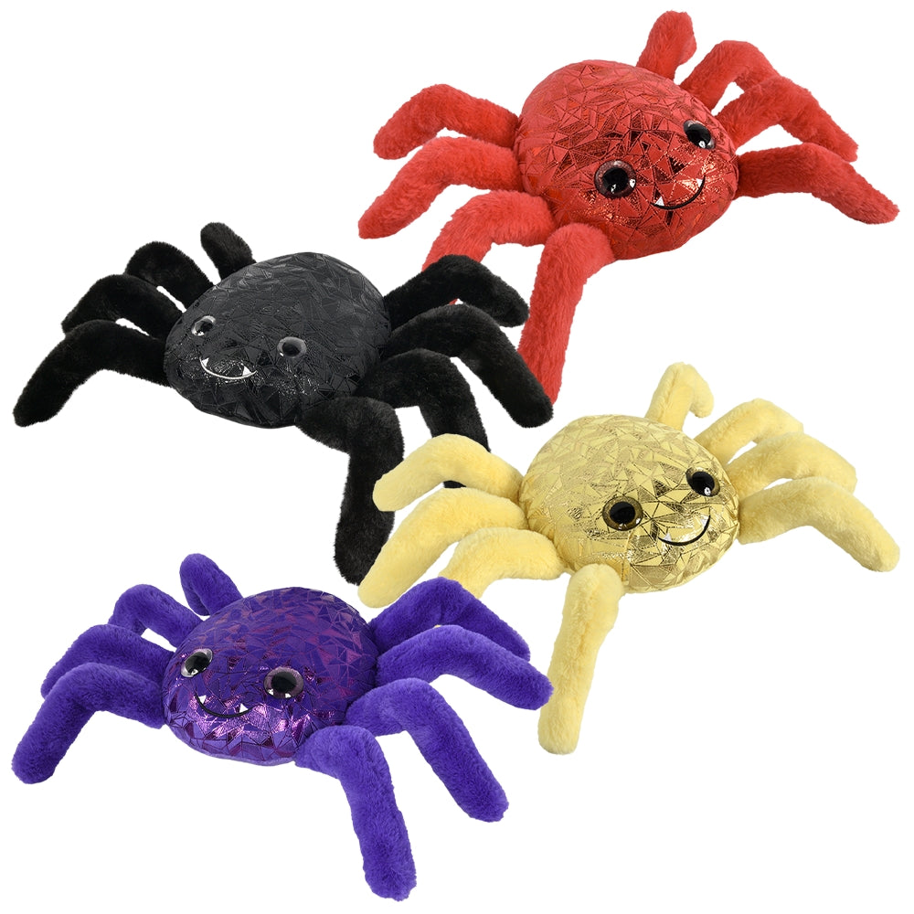 Spider Plush Geo Printed 8"
