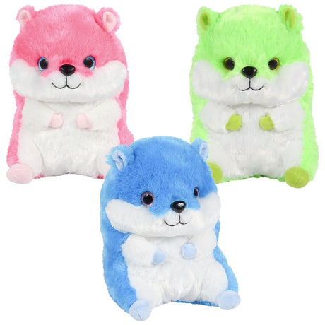 Plush Hamster Colorful 10"