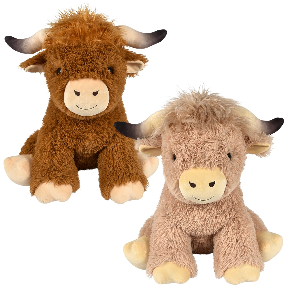 Highland Cow Plush 20" Super Stuffed