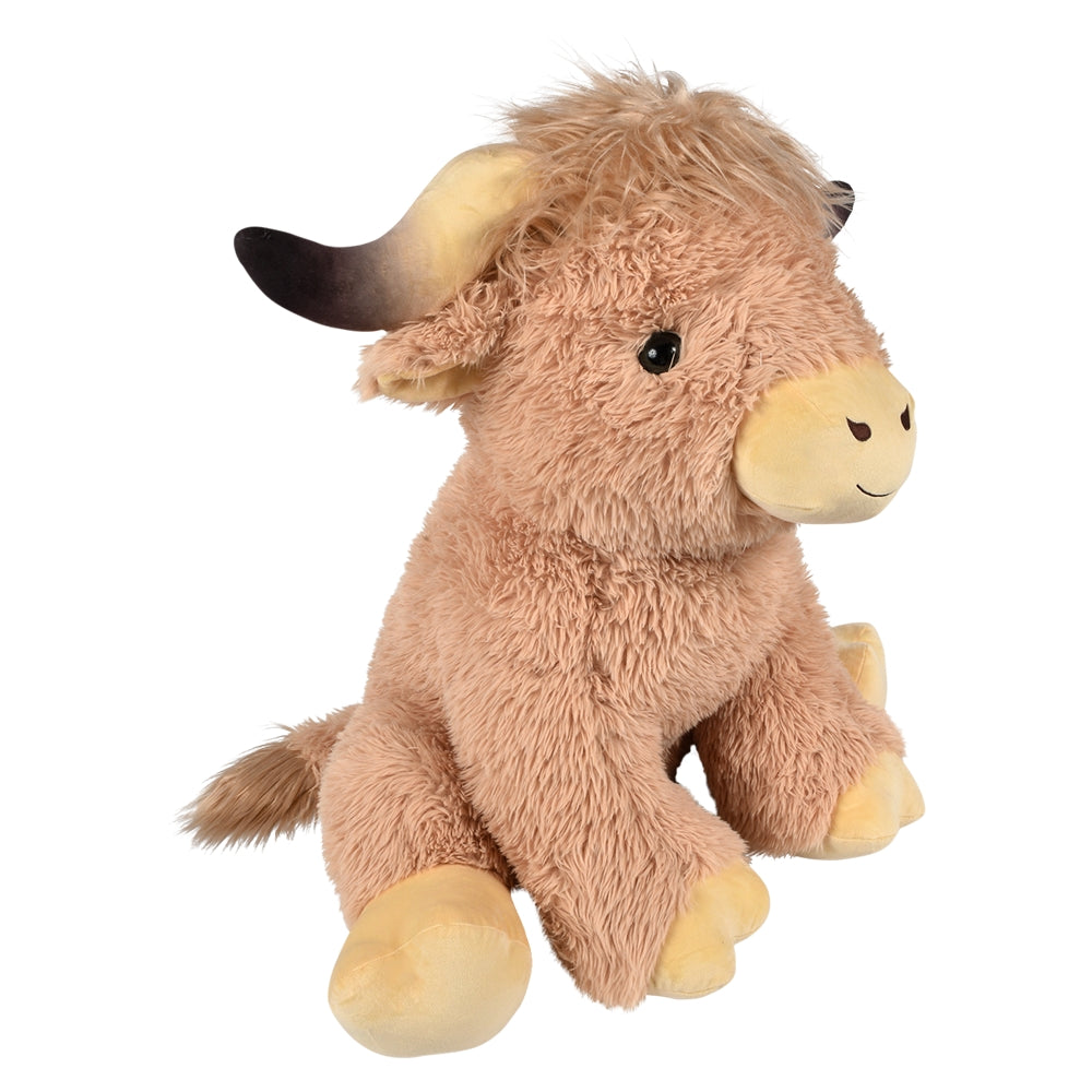 Highland Cow Plush (30" Super Stuffed)