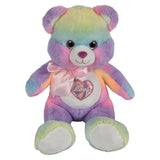 Cotton Candy Heart Bear 18"
