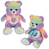 Cotton Candy Heart Bear 18"