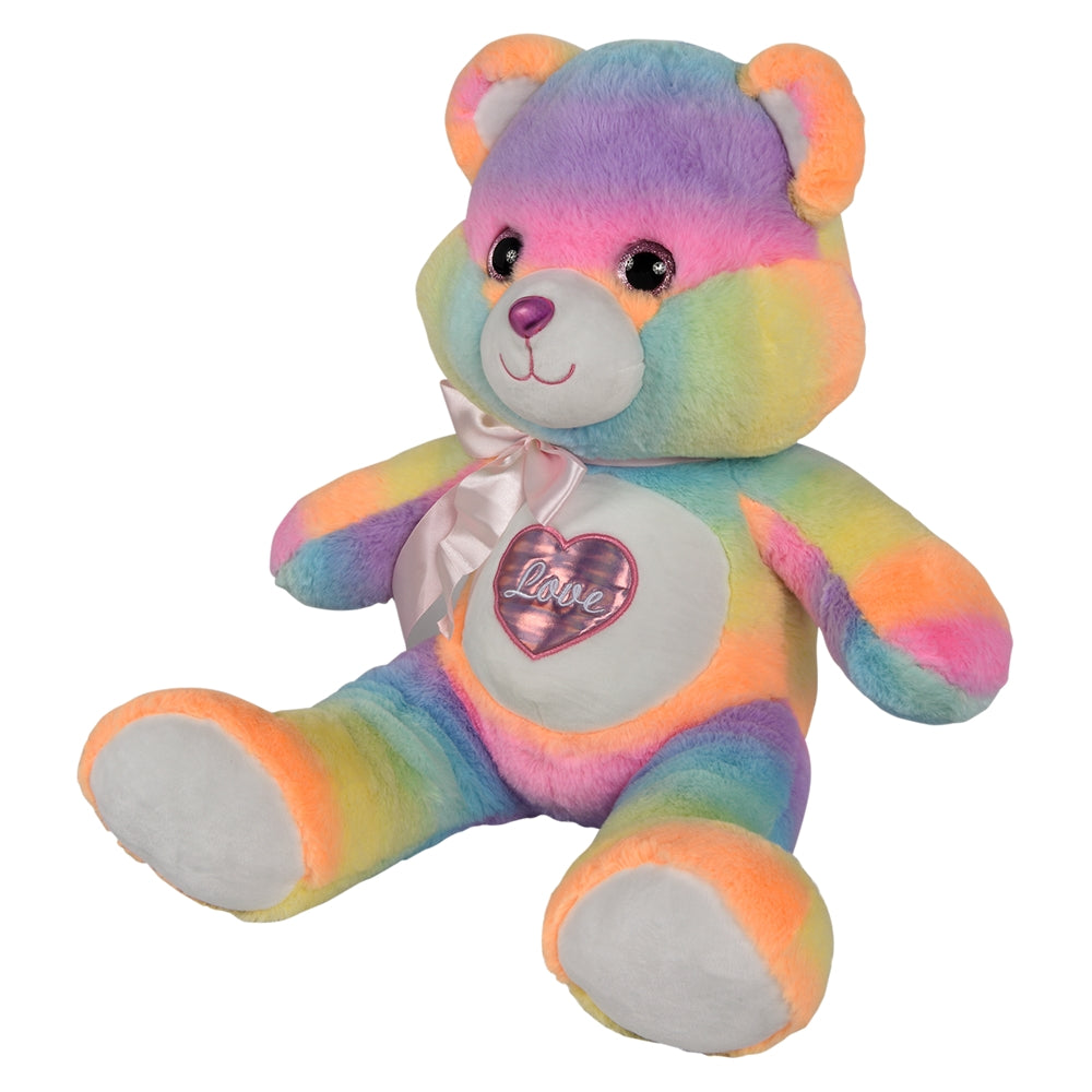Cotton Candy Heart Bear 24" Plush