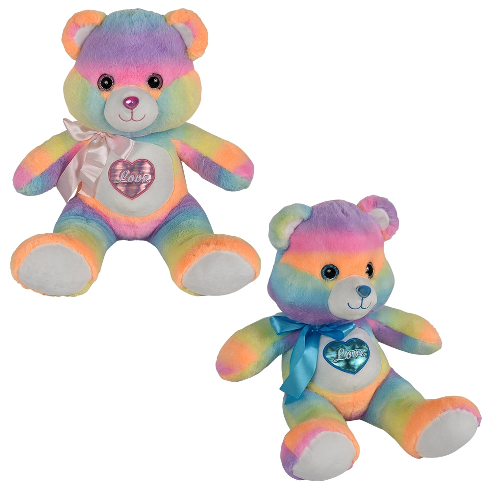 Cotton Candy Heart Bear 24" Plush