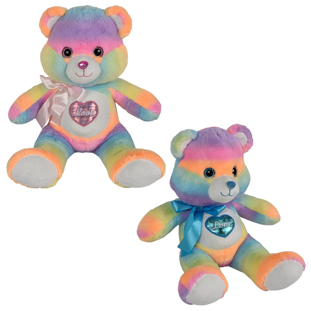 Cotton Candy Heart Bear 24" Plush