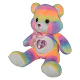 Cotton Candy Heart Bear Plush (32 in)