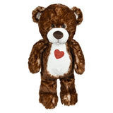 Plush Teddy Bear Heart Bears 23.5" Cotton Candy Natural Heart Bears