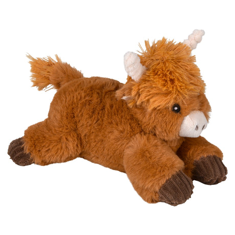 Highland Cow Plush 8" Laying (1 PC)