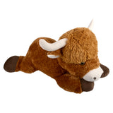 Highland Cow Plush 33" Laying Cow