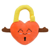 Plush Padlock Heart 7"