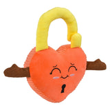 Plush Padlock Heart 7"