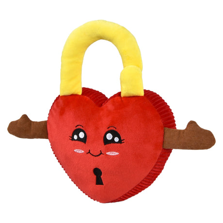 Plush Padlock Heart 9"
