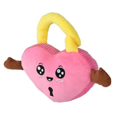 Plush Padlock Heart 9"