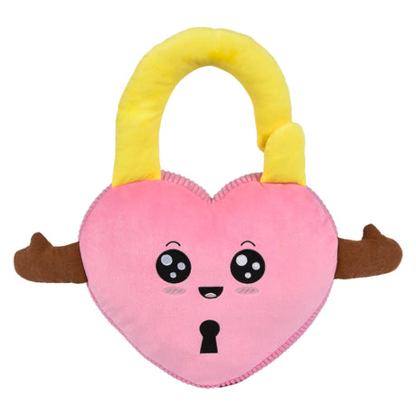 Plush Padlock Heart 12.5"