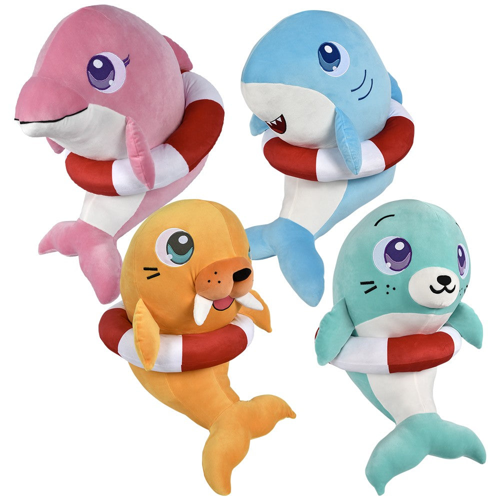 Stuffed Sea Animal Life Preserver (22 in)